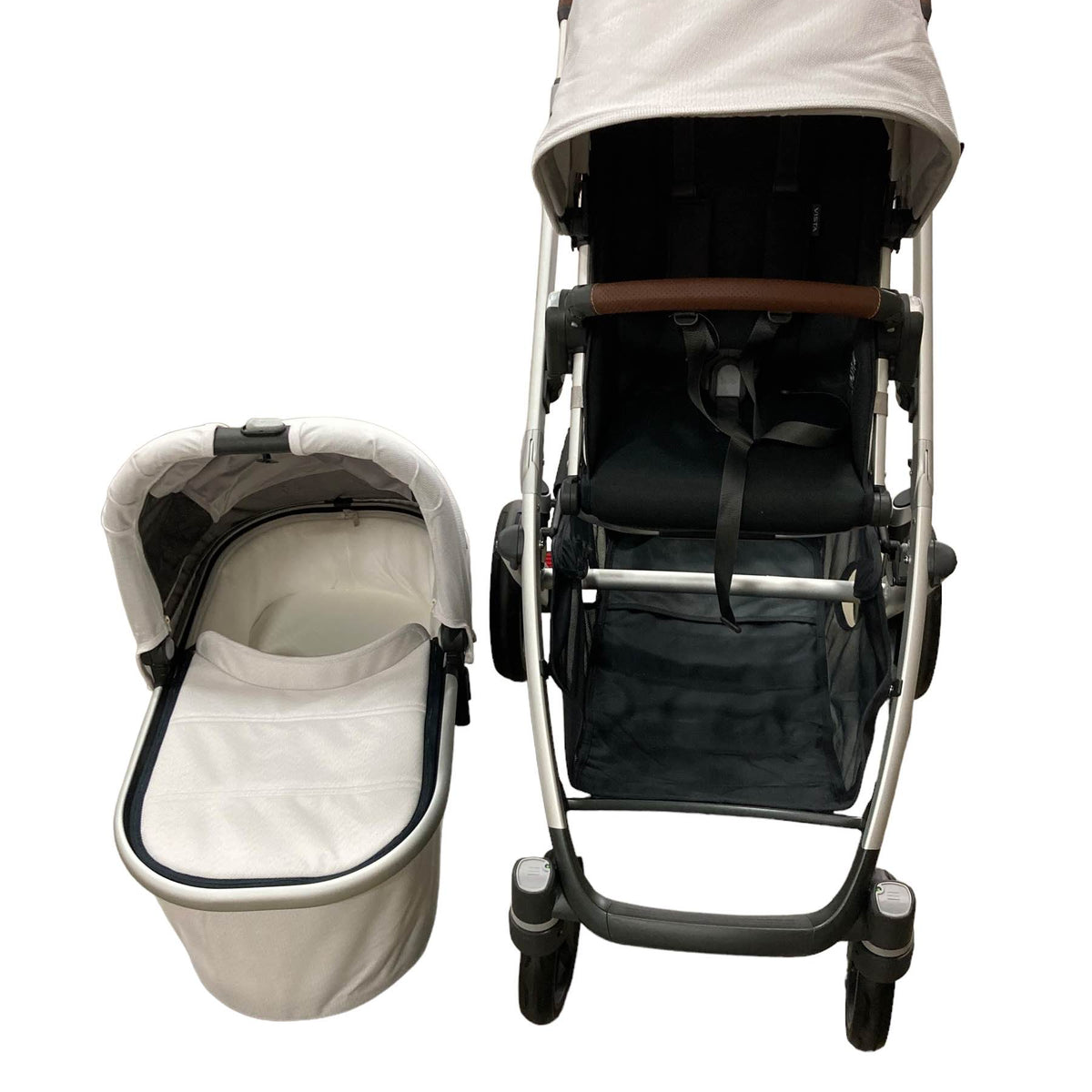 uppababy vista 2 bryce UPPAbaby VISTA V2 Stroller, 2022, Bryce (White Marl)