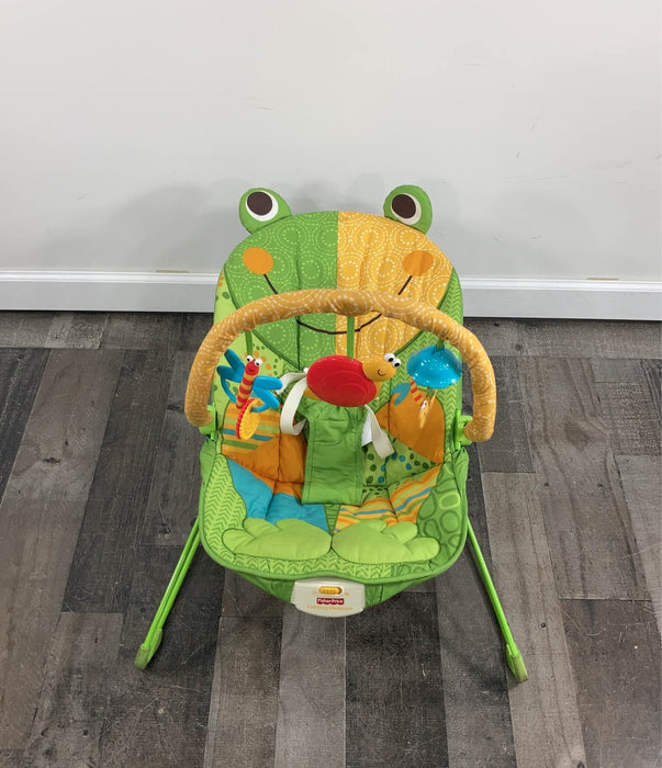 secondhand Fisher Price Baby Bouncer, fantastic frog