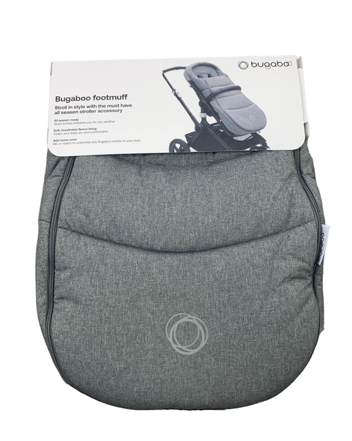 used Bugaboo Footmuff, grey