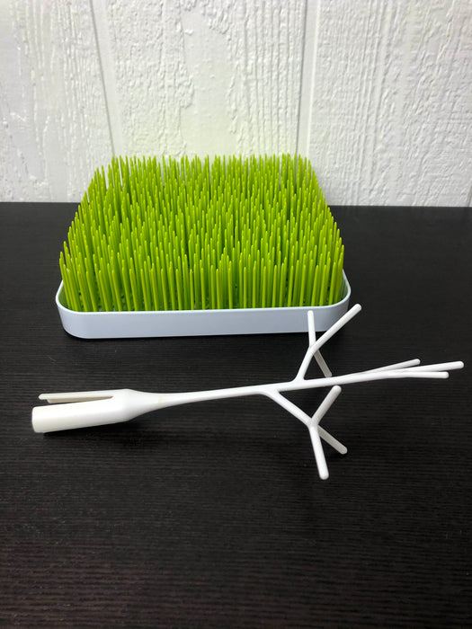 secondhand Boon Grass Countertop Drying Rack with Accessory