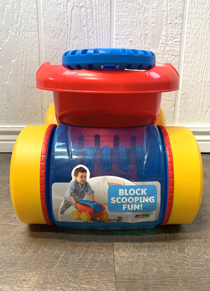 Mega Bloks First Builders Block Scooping Wagon