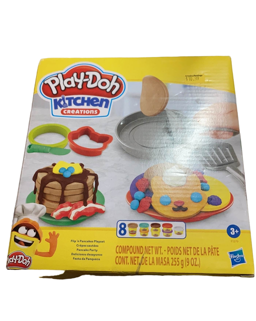 used Play-Doh Kitchen Creations Flip ‘n Pancakes Playset