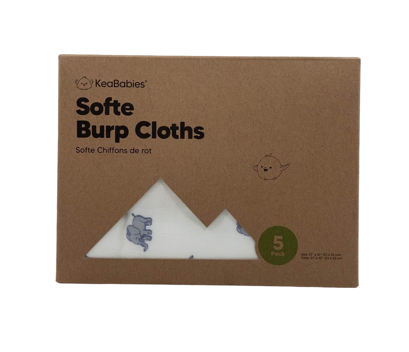 used KeaBabies Softe Burp Cloths