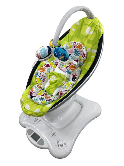 used 4moms MamaRoo Swing, Green Plush