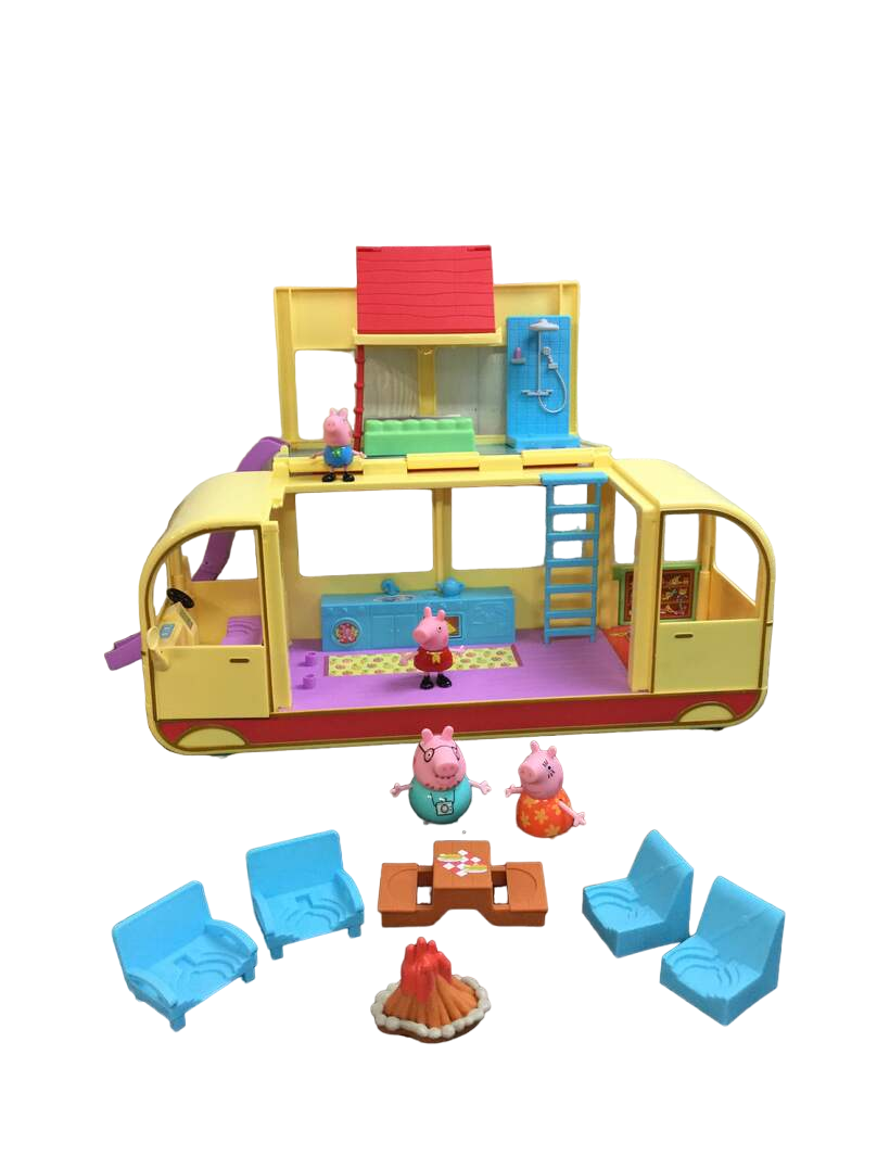 Peppa pig's transforming deals campervan feature playset