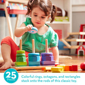 Shop Melissa & Doug Geometric Stacker at GoodBuy Gear