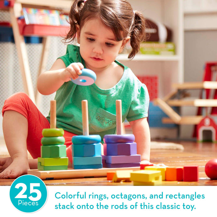Shop Melissa & Doug Geometric Stacker at GoodBuy Gear