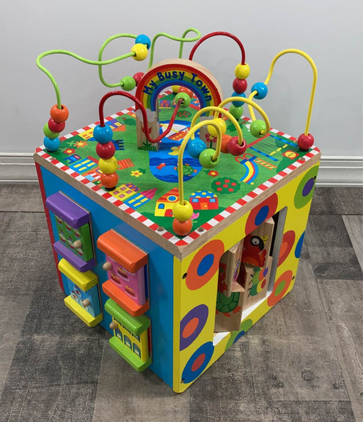 used ALEX Jr. My Busy World Wooden Activity Cube