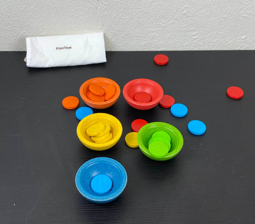 used Plan Toys Sort And Count Cups