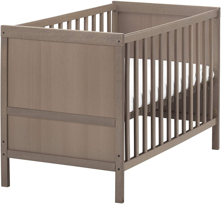 IKEA SUNDVIK Crib, Grey-Brown