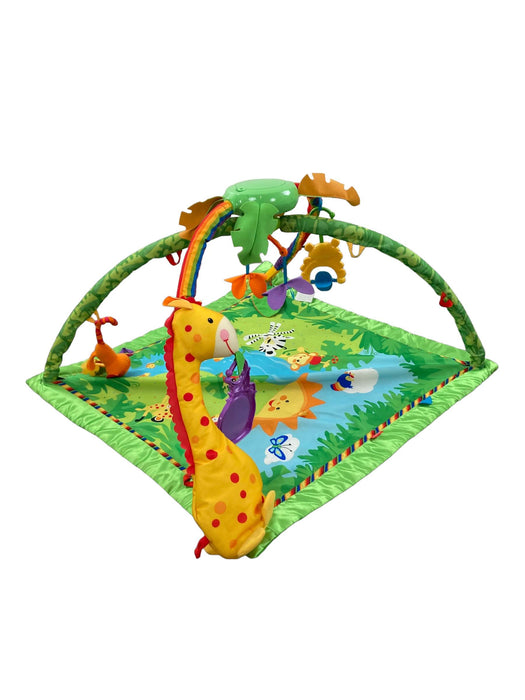 secondhand Fisher Price Rainforest Melodies and Lights Deluxe Gym