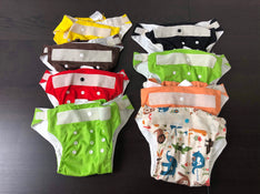 used BUNDLE Cloth Diapers, One Size Pocket Style