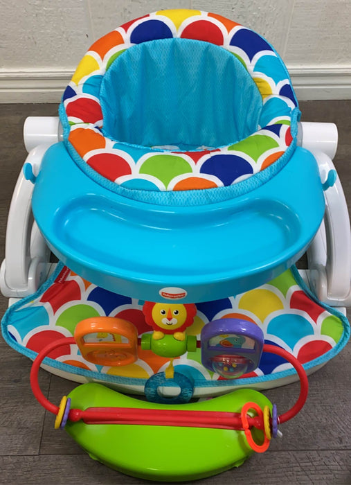 secondhand Fisher Price Premium Sit-Me-Up Floor Seat with Toy Tray