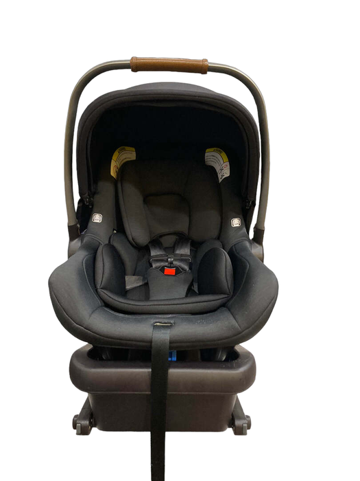 used Nuna PIPA Infant Car Seat, Caviar, 2020