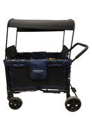 secondhand Wonderfold W4 Multifunctional Quad Stroller Wagon, 2020, Noble Navy