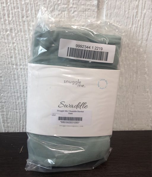 used Snuggle Me Organic Swaddle Blanket, Slate