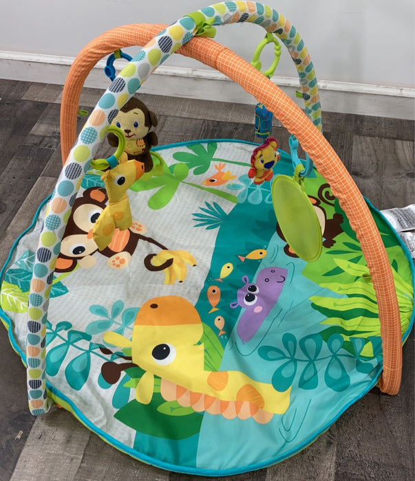 secondhand Bright Starts Monkey Business Musical Activity Gym and Play Mat