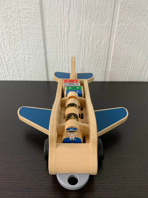 used Melissa & Doug Plane and Luggage Carrier Set