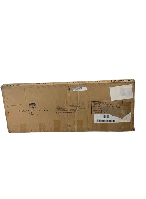 used Million Dollar Baby Abigail-Winston Mini Toddler Bed Conversion Kit (M25599)