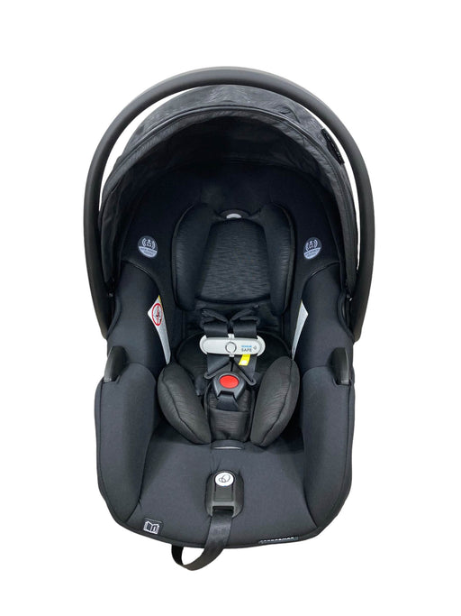 used Evenflo Gold Securemax Infant Car Seat With SensorSafe And SafeZone Load Leg Base, 2021, Onyx