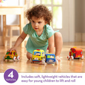 used Melissa & Doug K’s Kids Pull-Back Vehicle Set