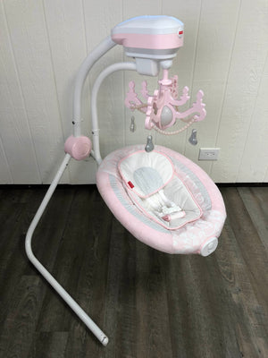 Fisher price swing with clearance chandelier