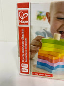 secondhand Hape Double Rainbow Stacker