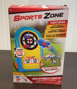 used Sports Zone Lawn Darts Game Inflatable Set