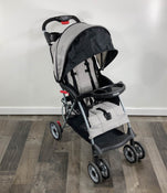 secondhand Kolcraft Cloud Plus Lightweight Stroller, - grey & black