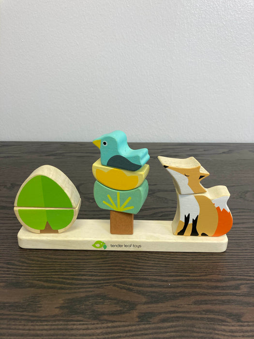 used Tender Leaf Toys Wooden Magnetic Stacker