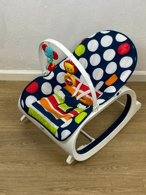 secondhand Fisher Price Deluxe Infant To Toddler Rocker