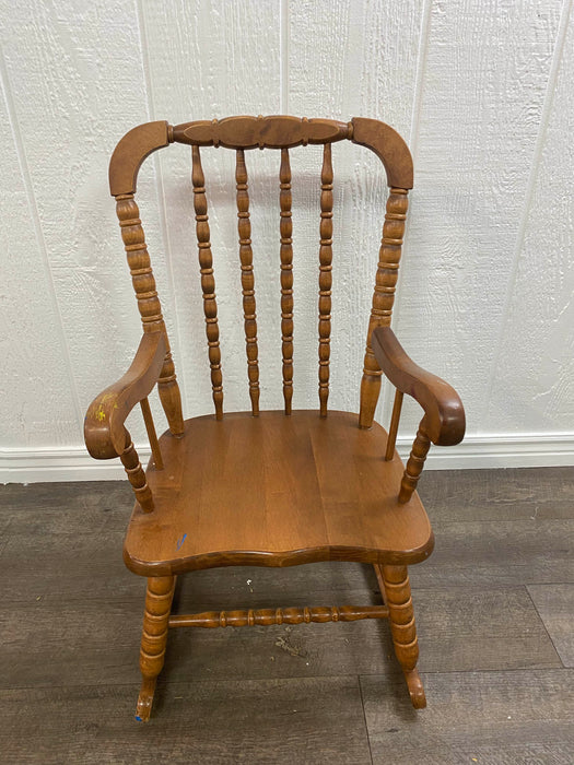 used Child’s Wooden Rocking Chair