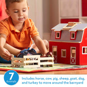 used Melissa & Doug Fold & Go Barn
