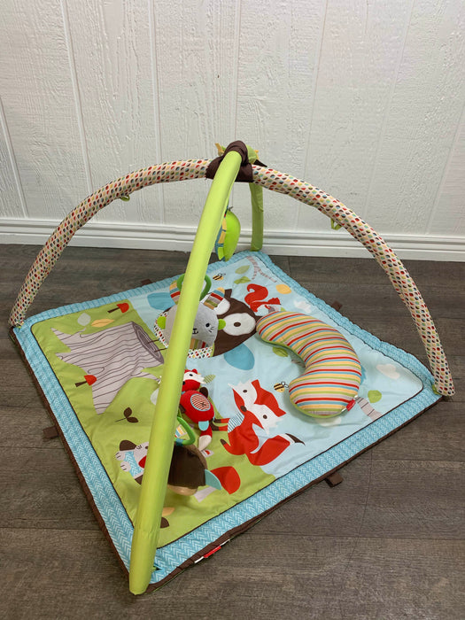 used Skip Hop Activity Gym/ Playmat, Woodland Friends