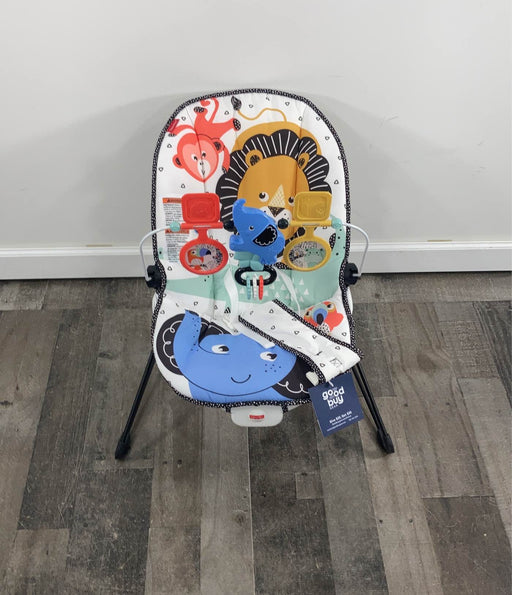 used Fisher Price Baby Bouncer, Lion Around