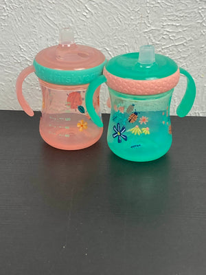 The First Years Soft Spout Trainer Cups - Rainforest - 2pk/7oz : Target