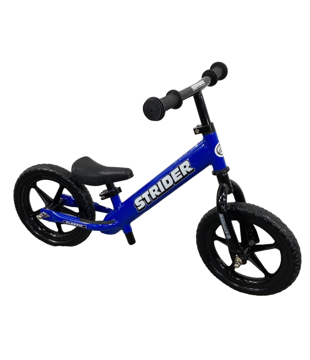 used Strider Balance Bike 12 Classic, Blue, Classic 12"-HIDDEN DAMAGE? REQUEST 10/24
