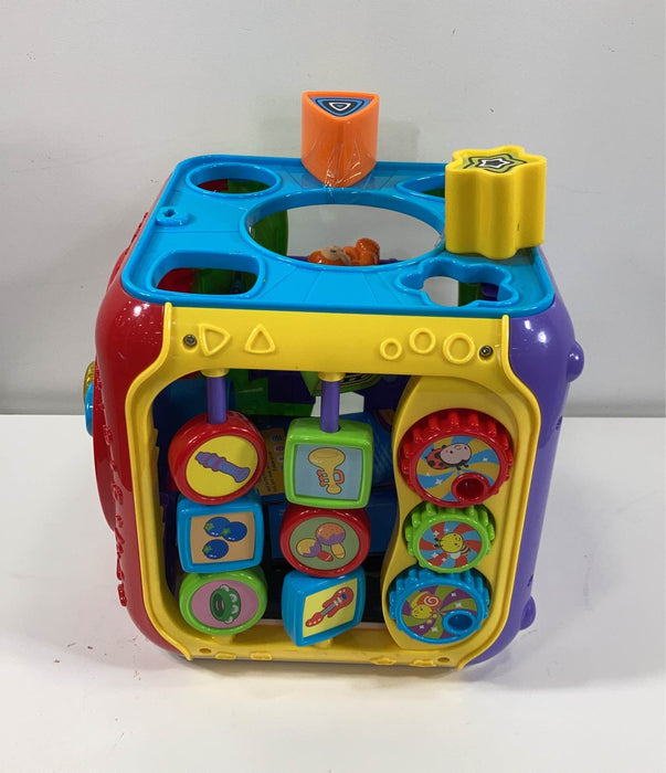 secondhand VTech Sort And Discover Activity Cube