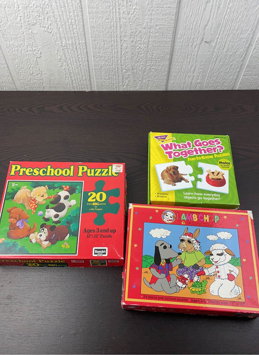 used BUNDLE Jigsaw Puzzles