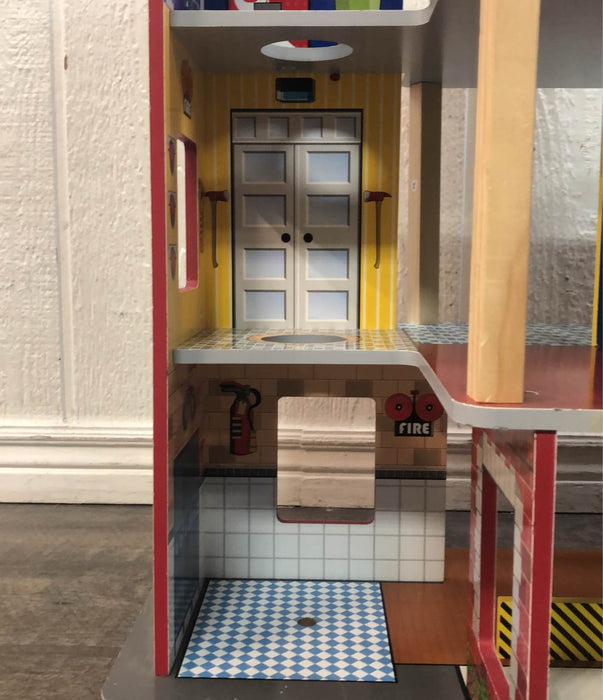 secondhand KidKraft Deluxe Fire Rescue Set