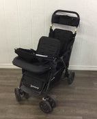 used Joovy Caboose Too Ultralight Graphite Sit And Stand Double Stroller