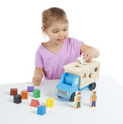 used Melissa & Doug Shape Sorting Dump Truck