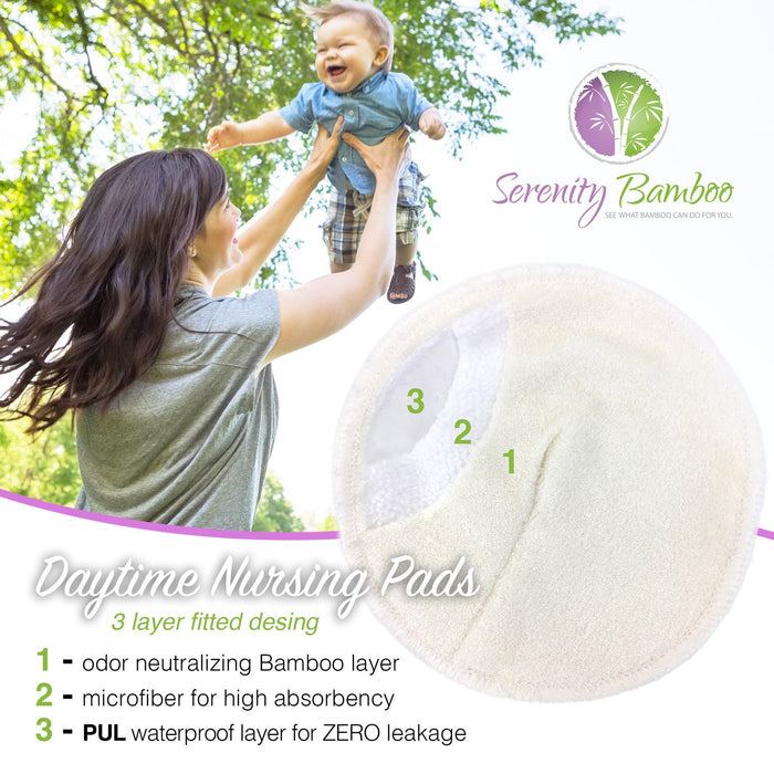 Serenity Bamboo Nursing Pads