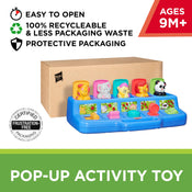 used Playskool Poppin Pals Pop up Activity Toy