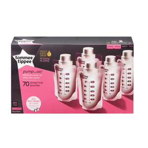 Tommee Tippee Pump and Go Breast Milk Storage Bags, For Storing