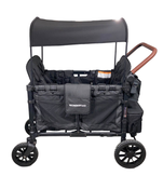 secondhand Wonderfold W4 Luxe Quad Stroller Wagon, 2023, Volcanic Black