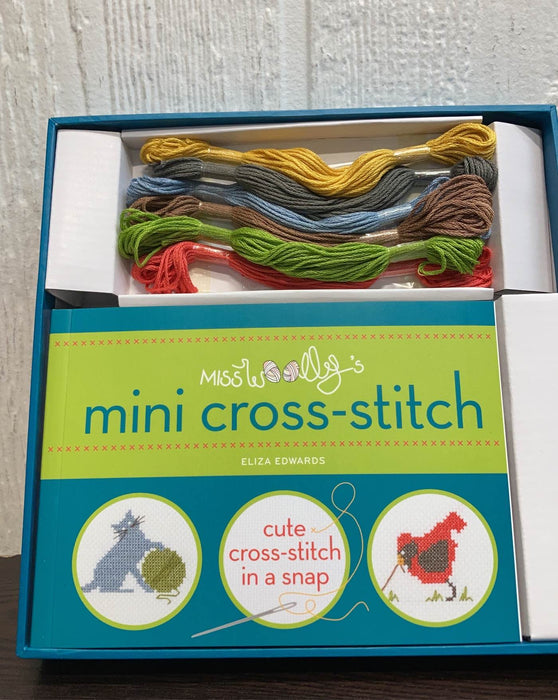 used Metro Books Miss Woolly's Mini Cross-Stitch