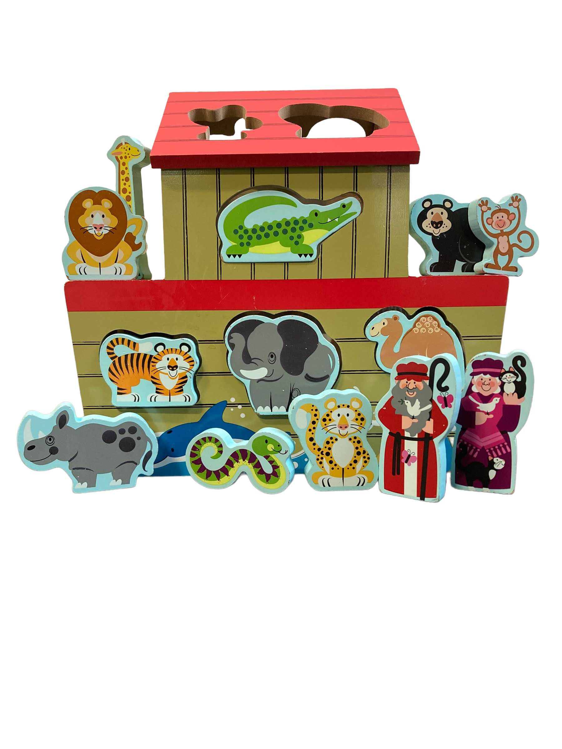 Melissa & doug noah's ark store shape sorter