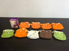 used gDiapers Cloth Diapers, Small, With Pouches
