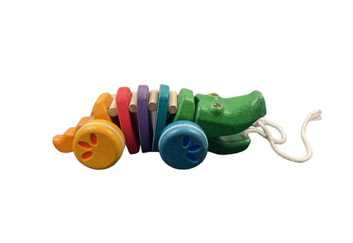 secondhand Plan Toys Pull Along Alligator